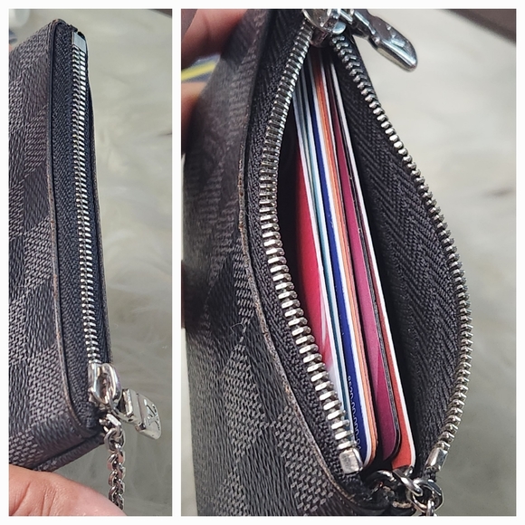 đź–¤LOUIS VUITTON DAMIER GRAPHITE KEY POUCH đź–¤ - Picture 11 of 11